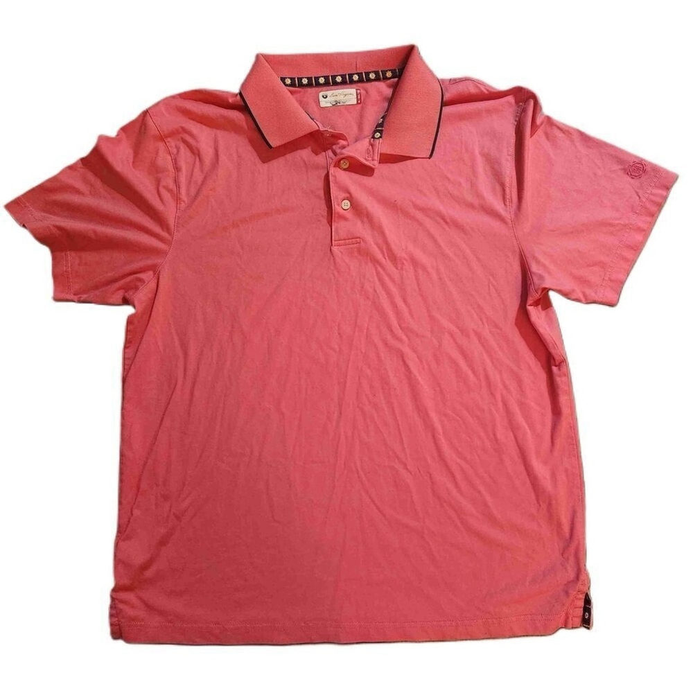 Ben Hogan Mens Pink Polo Shirt Short Sleeve XL